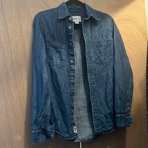 Target Women’s Small Denim Button Down Shirt